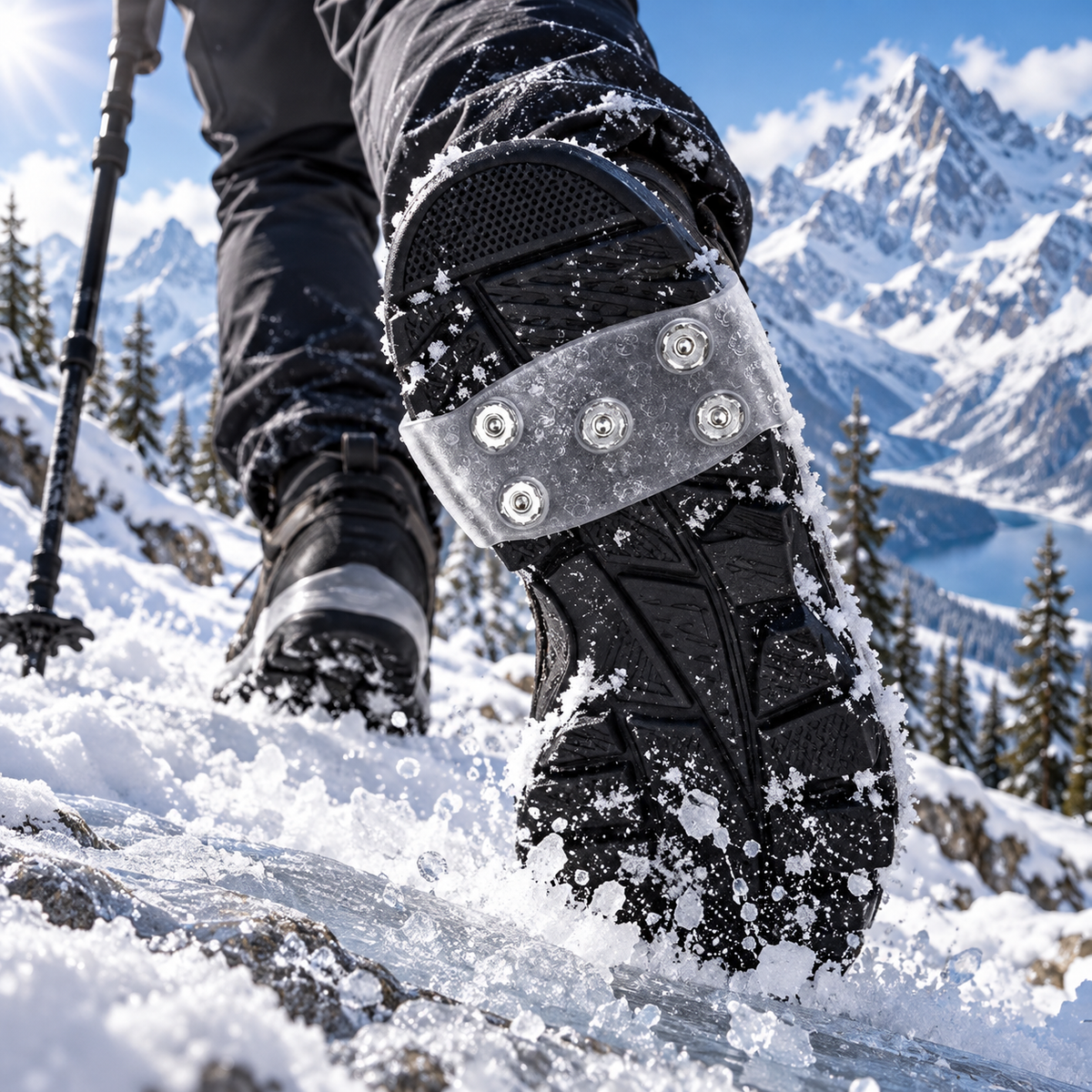 🎁2026 Limited Time Sale 50% Off🔥Universal 5-Tooth Ice Cleats for Shoes & Boots